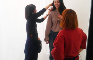 秋冬レディースデニム:撮影を行いました