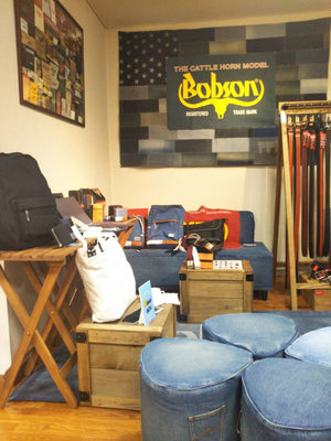 ボブソンベルト、レザーアイテム展示会